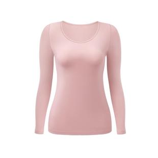 菇娘家含羊毛肌底上衣保暖内衣套装女款大码秋冬秋衣秋裤打底内搭