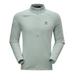 KAILAS凯乐石男款立领半开胸抓绒衣吸湿速干保暖轻薄秋冬运动外套