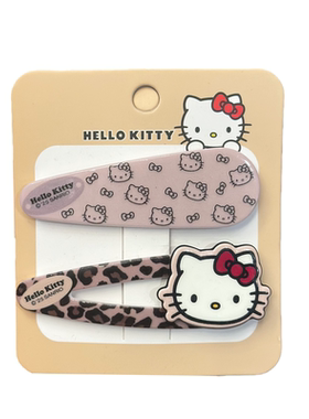 HelloKitty头饰豹纹BB夹少女碎夹