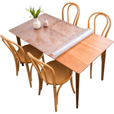 软玻璃防水防油定制水晶板桌垫