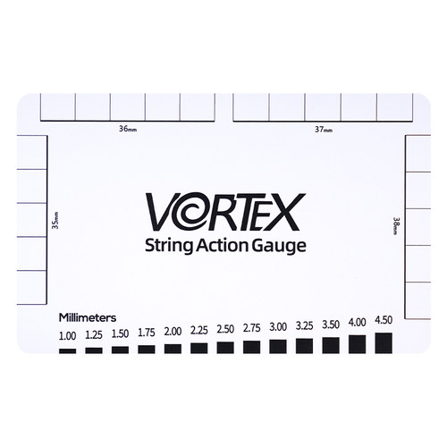 VORTEX吉他弦距测量尺贝斯古典电吉他调琴颈扳手弦高卡尺工具尺子