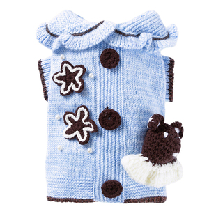 宠物毛衣保暖秋冬季小狗狗衣服公主风泰迪比熊雪纳瑞约克夏小型犬