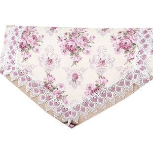 沙发巾靠背巾盖布后背巾通用蕾丝扶手巾百搭套欧式沙发靠背三角巾