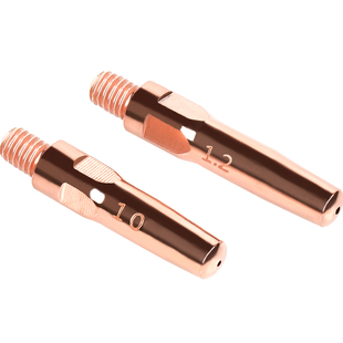 铬锆铜导电嘴1.2二保焊机8.8级0.8气保焊导电咀1.0松下款焊枪配件