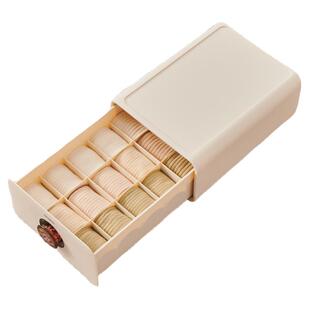ecoco内衣收纳盒家用衣柜内裤袜子贴身衣物抽屉式分隔整理盒神器