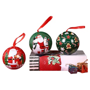 创意圣诞小众收纳球形盒随身小盒子精致迷你药盒儿童圆形礼盒糖盒