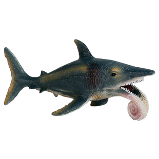 林畅模玩儿童海洋恐龙玩具远古生物旋齿鲨模型仿真动物史前鱼巨兽