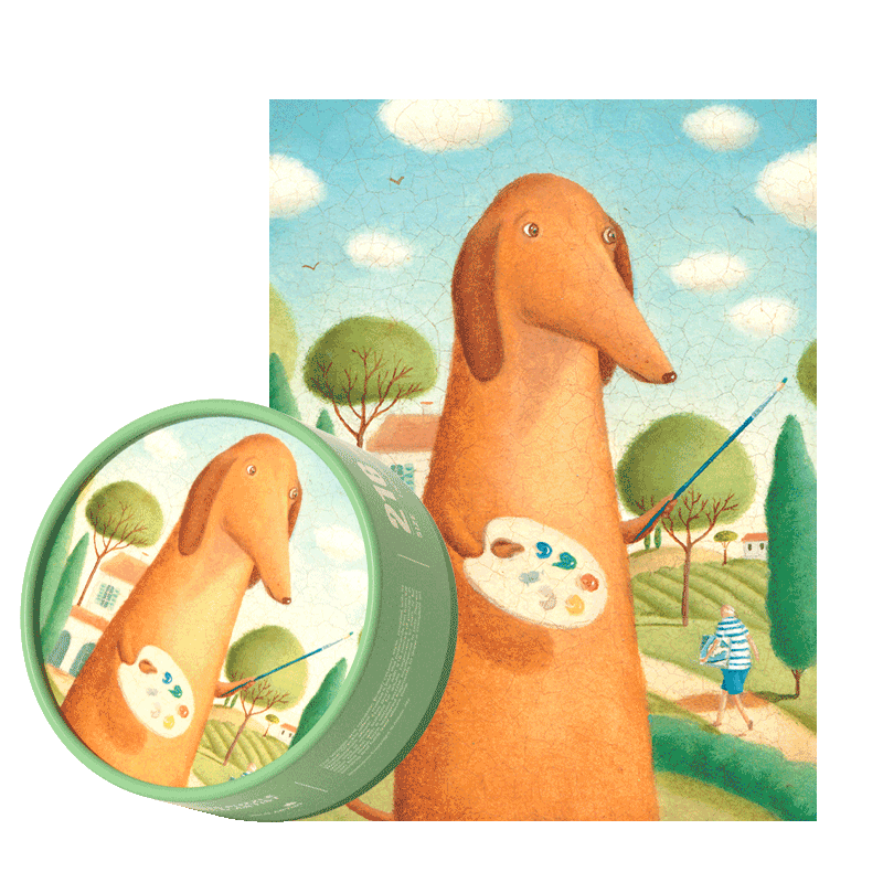 mideer弥鹿拼图益智治愈系迷你