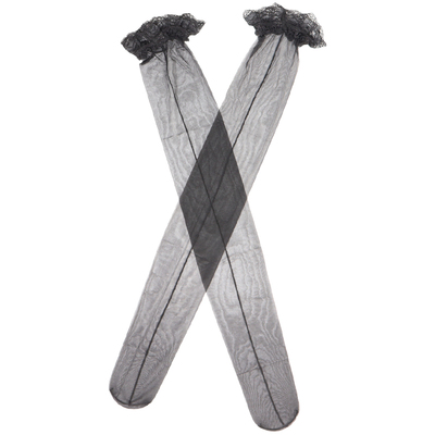 超薄性感黑丝女长筒袜后竖线蕾丝