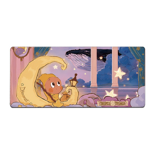 星星人鼠标垫超大办公可爱卡通ins风电脑防滑键盘垫家用滑鼠桌垫