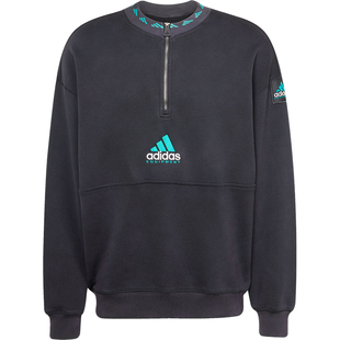 Adidas/阿迪达斯正品EQT FLEECE HZ男士加绒半拉链卫衣JP0357