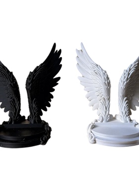 摆件手办收纳展示台天使翅膀底