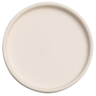 陶瓷圆形花盆接水盘 北欧装饰莫兰迪色素烧底座加厚垫子积水花托