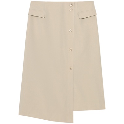 雅格狮丹中裙休闲直筒百搭