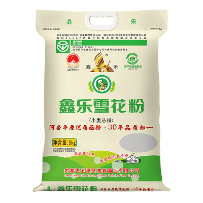 绿色食品河套平原面粉鑫乐雪花粉
