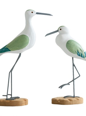 地中海海洋风格海鸥海鸟儿童房样板房玄关家居隔板置物架装饰礼品