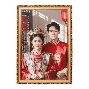 御创现代装饰画定制高端成品钻石画带框壁画艺术挂画婚庆家居装饰