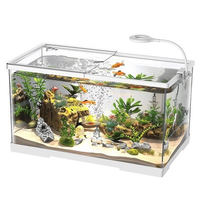 鱼缸新款客厅生态过滤循环四合一