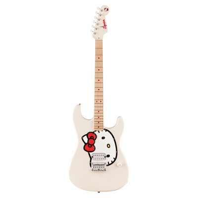 Fender电吉他限量版HelloKitty