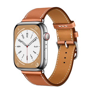 匠戴适用iwatch11手表带applewatch9表带苹果S10真皮S9春夏S8时尚8新款高级感S7男7女款ultra2创意智能3