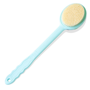 40cm双面长柄搓澡刷超软毛搓背洗澡刷双面二合一洗澡搓背神器后背