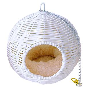 鹦鹉藤编窝20cm大号2025新款牡丹虎皮玄凤小太阳睡窝四季通用鸟窝