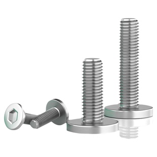 304不锈钢CM超薄头平头内六角螺丝扁平头内六角螺栓大平圆头螺钉