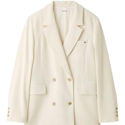 FRAYI.D翻领双排扣西装外套