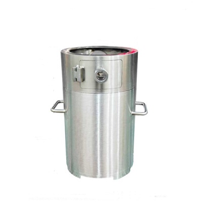 通体304不锈钢310s气化炉加厚3毫米外径18高度30配防风罩锅架