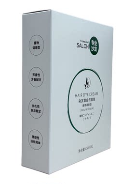 美澄秀色植物染发霜不沾头皮