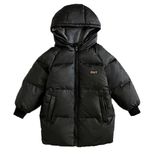 2025加厚免洗男童女童宝宝儿童羽绒服小童吉姆中长款冬白鸭绒外套