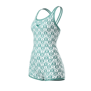 美津浓泳衣女款专业连体游泳馆专用平角竞速游泳衣防晒大码泳装