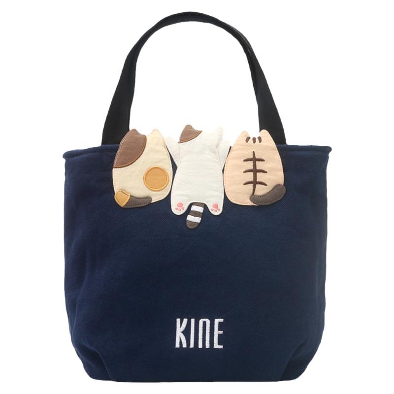 kinecatkine猫可爱三只猫手提包
