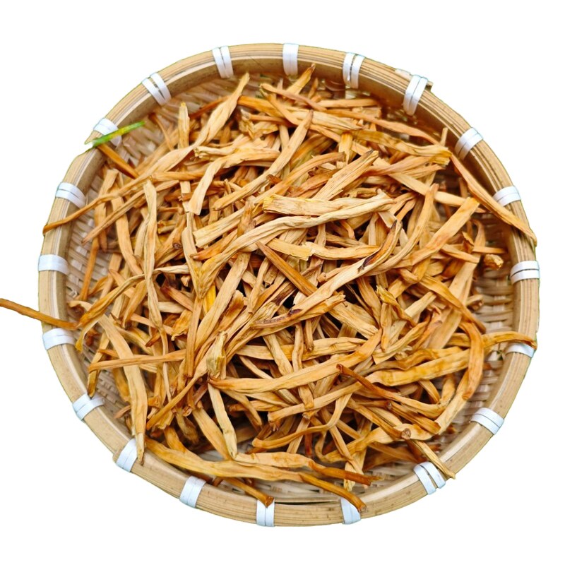 东北野生黄花菜干头茬金针菜干货