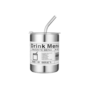 MINISO名创优品保温杯大容量女生高颜值杯子咖啡杯便携吸管水杯