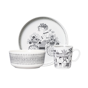 芬兰arabia午后田园Emilia艾蜜莉亚陶瓷餐具盘子碗马克杯乔迁礼物