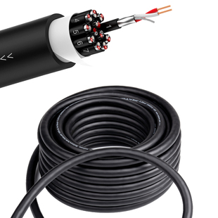 罗科斯通多路音频信号线4/8/12/16/芯话筒线舞台通道录音频信道缆