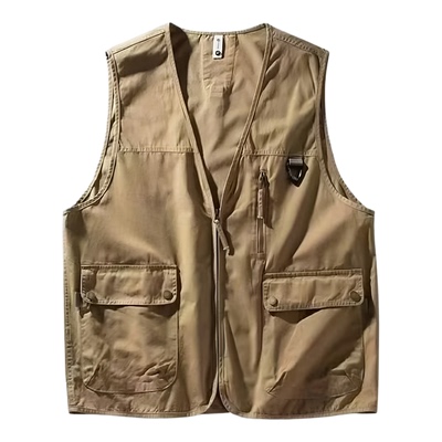 美式复古工装马甲男夏季机能风背心马夹户外潮牌坎肩无袖夹克外套