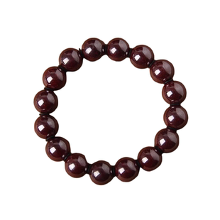 原矿朱砂莲花天然特级原石打磨手串本命年好运高含量手链官方真品