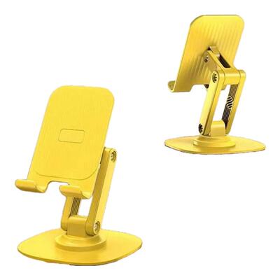 班优米AR旋转加重金属手机架支架360度旋转桌面直播手机专用平板iPad支撑架懒人可调节伸缩折叠多功能看剧