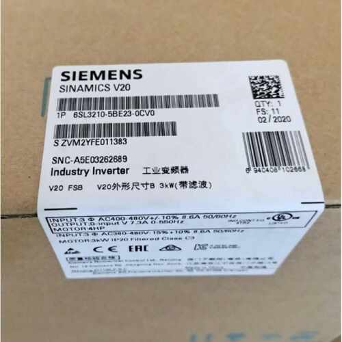 议价全新现货6SL32105BE230CV0西门子原装V203KW变频器6SL32105BE