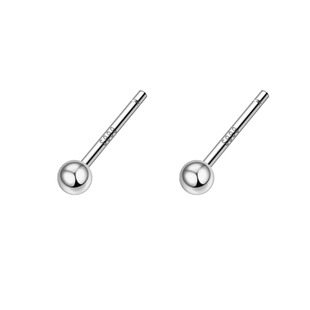 Z小姐999纯银耳钉女2025年新款爆款耳环养耳洞睡觉免摘耳骨钉耳饰