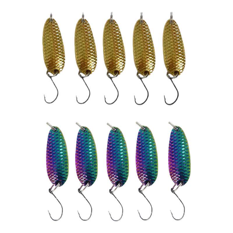 FISHPEAK龙鳞2.5克-7克套装亮片路亚饵翘嘴瓜子马口微物单钩假饵
