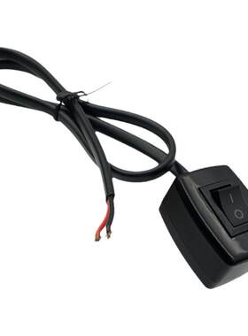汽车粘贴式自锁带线开关led按钮改装灯12V24V免打孔二档电源开关