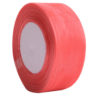 diy装饰带雪纱带手工丝带玫瑰花材料缎带绸带礼品包装带发饰彩带