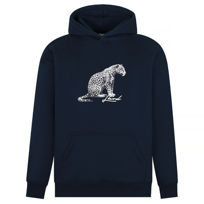 LKSSTORE豹子印花连帽卫衣