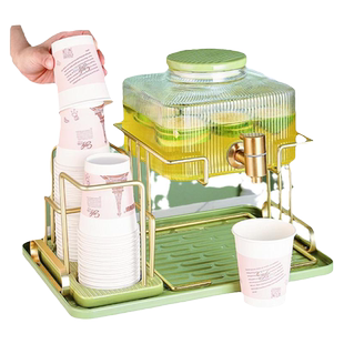 玻璃冷水壶带龙头耐高温水果茶桶冰箱冷饮桶果汁凉水壶饮料桶商用