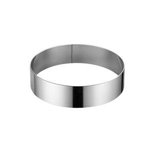 不锈钢塔圈高1cm多尺寸肉松小贝圆形馅饼圈蒸糕圈 塔圈舒芙蕾模具