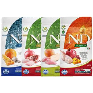 【自营】farmina法米娜成猫粮1.5kg鸡肉石榴鲱鱼甜橙无谷高肉蛋白