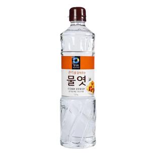 大瓶1.2kg韩国玉米糖浆 进口食用麦芽糖浆烘焙牛轧糖材料水怡糖稀